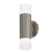 Sonneman 3053.13-GN25-GN25 - 3&#34; Two-Sided LED Sconce w/Etched Glass Trims and 25? Narrow Flood Lens