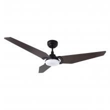 Carro USA S563B-L12-B5-1 - Trailblazer 56-inch Indoor/Outdoor Smart Ceiling Fan, Dimmable LED Light Kit & Remote