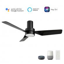 Carro USA VS443N2-L11-B2-1-FM - Porter 44'' Smart Ceiling Fan with Remote, Light Kit Included?Works with Google Assistant an