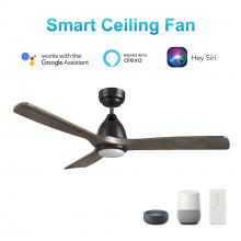 Carro USA VS483N3-L11-BM3-1 - Riley 48&#39;&#39; Smart Ceiling Fan with Remote, Light Kit Included?Works with Google Assistant and