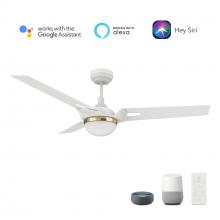 Carro USA VS523A3-L12-W1-1A - Bedford 52&#39;&#39; Smart Ceiling Fan with Remote, Light Kit Included?Works with Google Assistant a