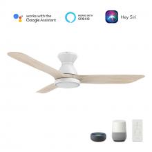 Carro USA VS523F3-L12-WM1-1-FM - Jaaron 52&#39;&#39; Smart Ceiling Fan with Remote, Light Kit Included?Works with Google Assistant an