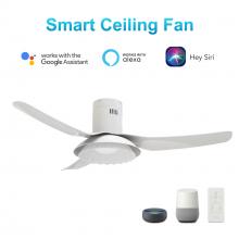 Carro USA VS523V-L12-W1-1-FM - Daffodil 52-inch Smart Ceiling Fan with Remote, Light Kit Included, Works with Google Assistant, Ama