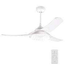 Carro USA VS523V-L12-W1-1 - Daffodil 52-inch Smart Ceiling Fan with Remote, Light Kit Included, Works with Google Assistant, Ama