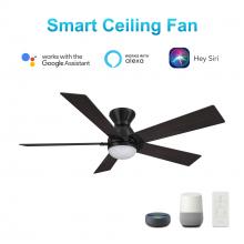 Carro USA VS525J1-L21-BG-1-FM - Ascender 52-inch Smart Ceiling Fan with Remote, Light Kit Included, Works with Google Assistant, Ama