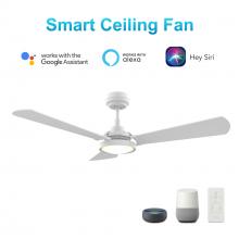 Carro USA VS563B3-L22-W6-1 - Brisa 56-inch Smart Ceiling Fan with Remote, Light Kit Included, Works with Google Assistant, Amazon