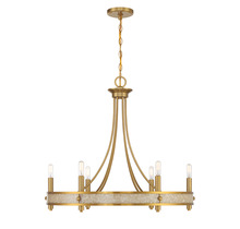  1-2053-6-322 - Camden 6-Light Chandelier in Warm Brass