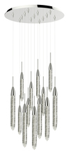  CH25425513CRPNL2 - Chandelier Stilo 13 Light 20" Round Clear Glass Polished Nickel LED 2W G4 110lm