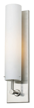 Stone Lighting WS237OPSNCF26 - Wall Sconce Regis 13&#34; Opal Satin Nickel Compact Fluorescent GU24 26W