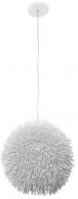  169P01WH - Urchin 1-Lt Pendant - White