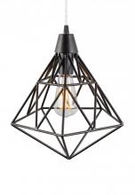 Varaluz 236P01FI - Facet 1-Lt Pendant - Forged Iron