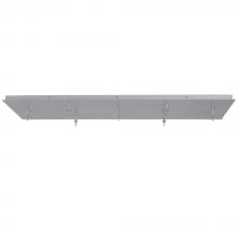  302M07MS - Rectangular 7-Port Canopy - Metallic Silver