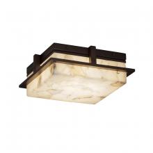 Justice Design Group ALR-7560W-DBRZ - Avalon 10&#34; Small LED Outdoor Flush-Mount