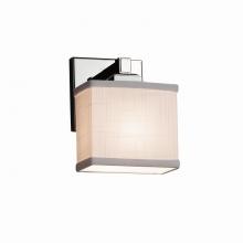 Justice Design Group FAB-8437-55-WHTE-CROM - Regency ADA 1-Light Wall Sconce