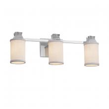 Justice Design Group FAB-8473-10-WHTE-CROM - Ardent 3-Light Bath Bar