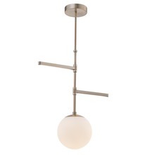  FSN-4255-OPAL-BRSS - Intersect 3-Light Pendant