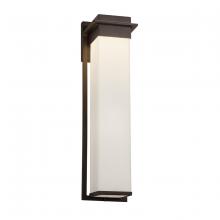 Justice Design Group FSN-7545W-OPAL-DBRZ - Pacific 24&#34; LED Outdoor Wall Sconce