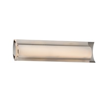 Justice Design Group FSN-8631-OPAL-CROM - Lineate 22&#34; Linear LED Wall/Bath