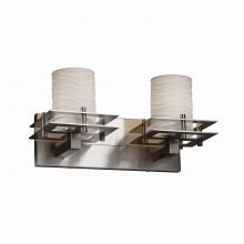  POR-8172-10-WAVE-NCKL - Metropolis 2-Light Bath Bar