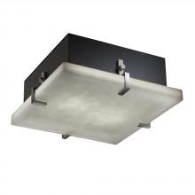 Justice Design Group CLD-5557-CROM - Clips 16" Square Flush-Mount