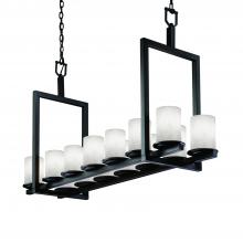  CLD-8769-10-MBLK - Dakota 14-Light Bridge Chandelier (Short)