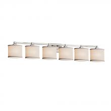  FAB-8436-30-WHTE-NCKL - Regency 6-Light Bath Bar