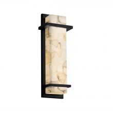 Justice Design Group ALR-7612W-MBLK - Monolith 14&#34; ADA LED Outdoor/Indoor Wall Sconce