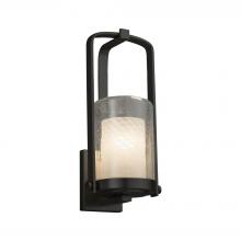  FSN-7581W-10-WEVE-MBLK - Atlantic Small Outdoor Wall Sconce