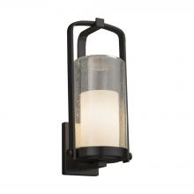  FSN-7584W-10-OPAL-MBLK - Atlantic Large Outdoor Wall Sconce