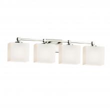  FSN-8424-55-OPAL-NCKL - Tetra 4-Light Bath Bar