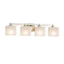  FSN-8434-55-WEVE-NCKL - Regency 4-Light Bath Bar