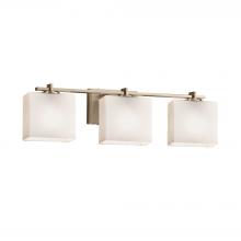  FSN-8443-55-OPAL-BRSS - Era 3-Light Bath Bar