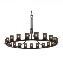  MSH-8716-10-MBLK - Dakota 21-Light 1-Tier Ring Chandelier