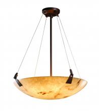 Justice Design Group FAL-9642-25-DBRZ - 24&#34; Pendant Bowl w/ Tapered Clips
