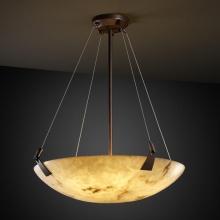 Justice Design Group FAL-9647-25-DBRZ - 48&#34; Pendant Bowl w/ Tapered Clips