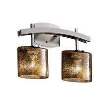 Justice Design Group FSN-8592-20-OPAL-CROM - Archway 2-Light Bath Bar