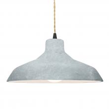  CER-6265-CONC-MBLK-BEIG-TWST-LED1-700 - Large Loft LED Pendant