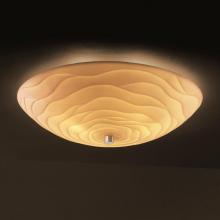  PNA-9672-35-WAVE-ABRS - 24" Semi-Flush Bowl w/ GU24-LED Lamping