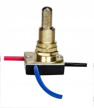  80/1130 - 3-Way Metal Push Switch; 5/8" Metal Bushing; 2 Circuit; 4 Position (L-1, L-2, L1-2, Off);