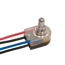  80/1360 - On-Off Lighted Rotary Switch; 3/8" Plastic Bushing; Single Circuit; 6A-125V, 3A-250V Rating;