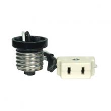  80/1769 - Porcelain Par 46 And 38 5KV Harness Set With Medium Base Adapter; Unglazed; 660W; 125V