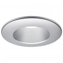  80/979 - Deep Baffle Trim; 5/6 Inch; Brushed Nickel Finish