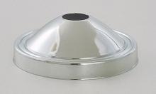  90/050 - Plain Deep Fixture; Canopy Only; Chrome Finish; 5" Diameter; 11/16" Center Hole; 1-3/4"