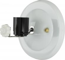  90/1299 - 1-Light U-Channel Glass Holder; 1 Light For Use With 7" U-Bend Glass; Includes Hardware