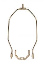  90/2014 - Light Duty Harp; Polished Nickel Finish; 8" Height; 1/8 IP Saddle; 1/4-27 Thread; 125 Carton