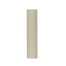  90/2620 - Plastic Candle Cover; Cream Plastic; 13/16" Inside Diameter; 7/8" Outside Diameter; 3"