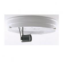  90/686 - 6" 1-Light Ceiling Pan; White Finish; Includes Hardware; 60W Max