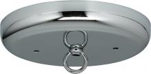  90/891 - Contemporary Canopy Kit; Chrome Finish; 5" Diameter; 7/16" Center Hole; 2-8/32 Bar Holes;