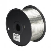  93/187 - Lamp And Lighting Bulk Wire; 20/2 SPT-1 105C; 250 Foot/Spool; Clear Silver