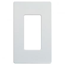 Satco Products Inc. 96/121 - Wallplate For Dimmers And Sensors; 1-Gang; White Finish; Lutron
